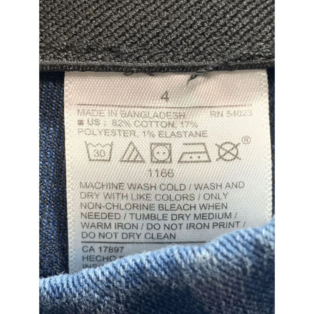 Old Navy Womens Denim Jeans Pull On Super Skinny Blue Size 4